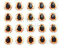 3D fishing lure eyes 10mm - Silver