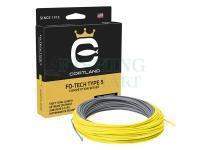 Linka muchowa Cortland Competition Series FO-Tech Type 5 Intermediate | Gray/Yellow | 130ft | WF7/8S/I