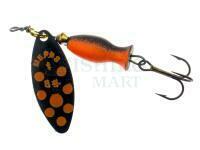 Błystka Mepps Aglia Long Heavy - Black/Orange Dots #1/8g