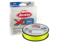 Braided line Berkley X9 Braid Fluro Green 150m - 0.08mm