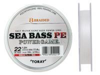 Braid Line Toray Sea Bass PE Power Game 8 Braided Natural 150m 22lb #1.5