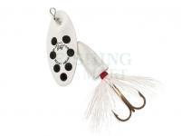 Błystka obrotówka Blue Fox Vibrax Bullet Fly #2 | 8g - White / Black