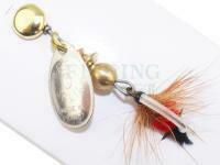 Błystka Mepps Aglia Mouche Srebrna / Czerwona #0 2.5g