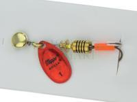 Błystki obrotówka Mepps Aglia Platium Red #1 | 3.5g