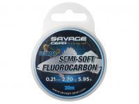 Żyłka Fluorocarbonowa Savage Gear Super Soft Fluorocarbon SeaBass Clear 30m 0.32mm 5.51kg 12.14lb