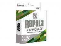 Plecionka Rapala Rapinova-X Green Camo 100m | 0.40mm