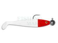 Delalande Shad GT 11cm 10g - 61 Blanc Tête Rouge