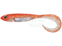 Fish Arrow Flash-J Grub SW 3" - #121 GLOW ORANGE/SILVER