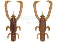 Gumy Fish Arrow Freerig Shrimp 2.6 inch - Green Pumpkin Red/Orange (two-tone)