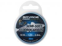 Żyłka Fluorocarbonowa Savage Gear Semi-Soft Fluorocarbon LRF Clear 30m 0.17mm 1.86kg 4.10lb