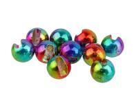 Główki wolframowe Slotted Beads - Rainbow 3.8mm