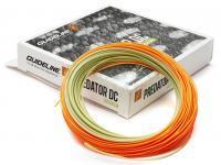 Fly line Guideline Predator Evolve Float Light Green/Sunrise Orange - #7