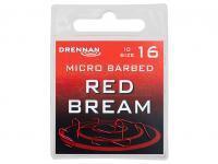 Haczyki Drennan Red Bream Micro Barbed - #16