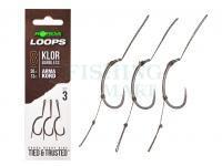 Hooks Korda Loop Rigs Klor Barbless #8B 30lb 13kg 3pcs