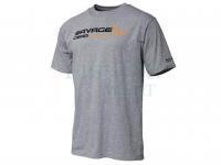 Koszulka Savage Gear Signature Logo T-Shirt Grey Melange - XL