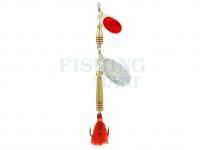 Błystka Jenzi Phantom-F Tandem 10g - Red/Silver Reflex