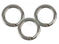 Kółka łącznikowe Savage Gear Splitring Ø 4mm 24lbs 11kg 10xSS+10xBLN