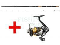 Kołowrotek Shimano Twin Power FD 2500 + Gratis Wędka Shimano Yasei BB Street Spinning 2.10m 3-12g