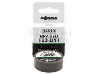 Korda Basix Braided Hooklink Camo Green 10m 25lb 11.3kg