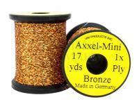 Lameta pleciona Uni Axxel-Mini Flash Tinsel Flash 1 Strand 17 yds - Bronze