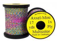 Lameta pleciona Uni Axxel-Mini Flash Tinsel Flash 1 Strand 17 yds - Multicolor