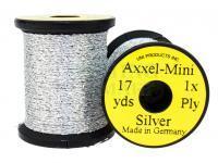 Lameta pleciona Uni Axxel-Mini Flash Tinsel Flash 1 Strand 17 yds - Silver