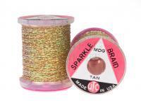 Lameta pleciona UTC Midge Sparkle Braid - Tan