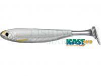 Soft Baits Live Target Slow-Roll Shiner Paddle Tail 7.5cm - Silver/Pearl