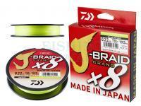 Plecionka Daiwa J-Braid Grand X8 Chartreuse 270m 0.16mm