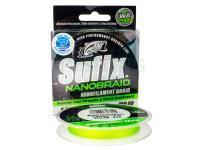 Braided line Sufix Nanobraid 0.03mm 100m - Neon Chartreuse