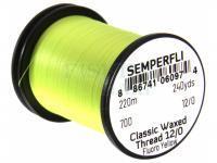 Semperfli Classic Waxed Thread 12/0 240 Yards - Fluoro Yellow