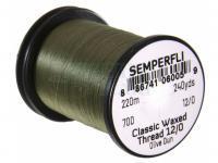 Nić Semperfli Classic Waxed Thread 12/0 240 Yards - Olive Dun