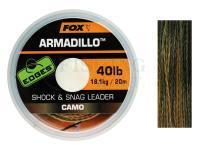 Plecionka przyponowa FOX Edges Camo Armadillo Shock & Snag Leader 20m 40lb