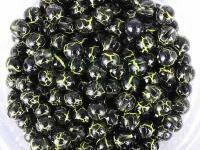 Główki wolframowe Hends Tungsten Plus Marbre 2.3mm - BLACK / UV FLUO YELLOW