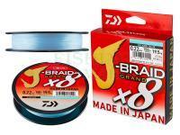 Plecionka Daiwa J-Braid Grand X8 - blue 270m | 0.18mm | 12.5kg | 28.0lb