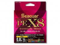 Plecionka Seaguar PE X8 Multicolor 150m #2.0 | 0.235mm