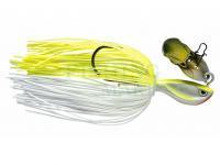 Przynęta Rapala Rap-V Pike Bladed Jig 10cm 28g - Silver Fluorescent Chartreuse
