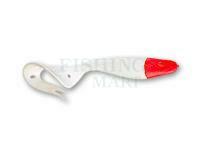 Soft Baits Delalande Sandra 12cm - 61 Blanc Tête Rouge