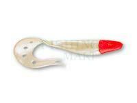 Soft Baits Delalande Sandra 9cm - 62 Blanc Nacré Tête Rouge