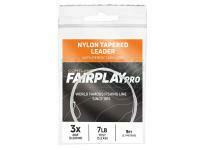 Przypon Cortland Fairplay Pro Nylon Tapered Leader | Clear | 9ft | 2X - 9 LB