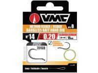 Przypon VMC Fluorocarbon Method Feeder Barbless Bait Band 7016B loop | 15cm | 8pcs | #10 | 0.20mm