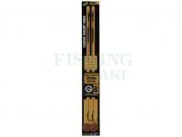 Leaders Fox Edges Curve Short Rigs #6 - 20lb Camotex Semi Stiff x 2 | 9.07kg