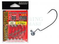 Główki jigowe Decoy VJ-71 Nail Bomb - #1/0  3.5g
