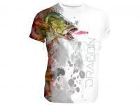 Dragon T-Shirt oddychający - okoń white