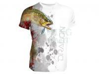 Dragon T-shirt oddychający - pstrąg white