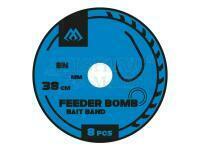 Przypony Mikado Feeder Bomb X-TRA STRONG Rigs 38cm - z gumką - 0.23mm - #8