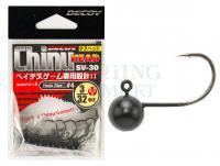 Główki jigowe Decoy SV-30 Chinu Head NS Black - #4  1.8g