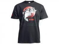 T-shirt Jaxon black with fish - XXL