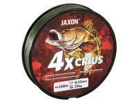 Plecionka Jaxon Crius 4X 0.10mm 150m - ciemnozielona