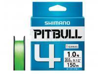 Plecionka Shimano Pitbull PE 4 Lime Green 150m #1.0